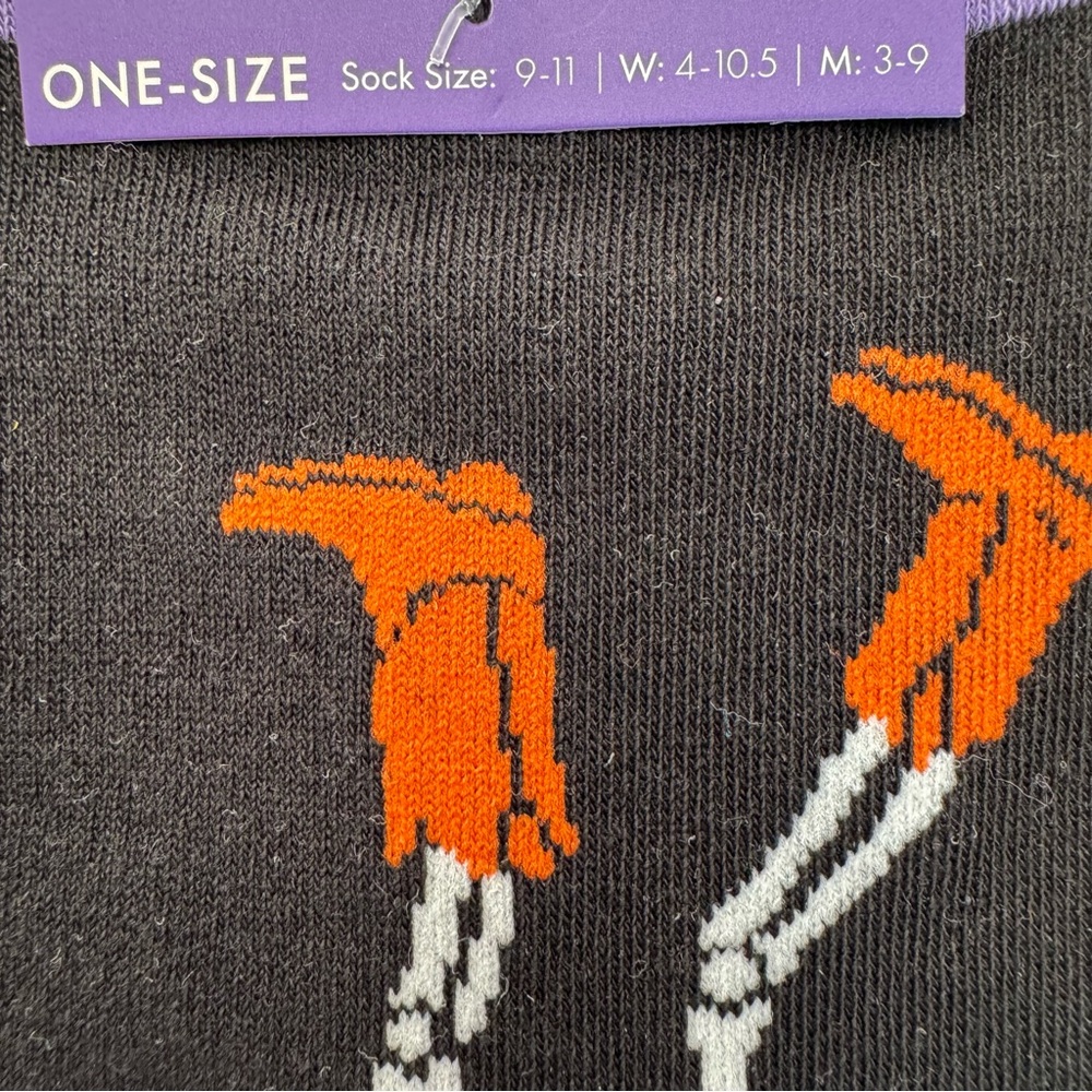 Paper Source Howdy Skeleton Halloween Crew Socks Western Cowgirl Unisex OS NWT - Picture 6 of 6